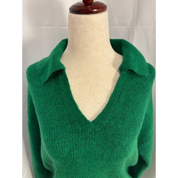 NWT Michael Stars Stevie Collar V-Neck Pullover - XSP - Picture 4 of 7